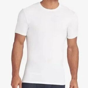 Tommy John pina Cotton Crewneck Undershirt Tailored Stretch White, Size M